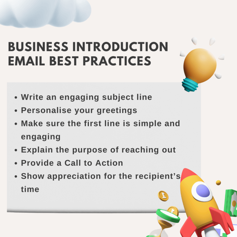 how to write a business introduction