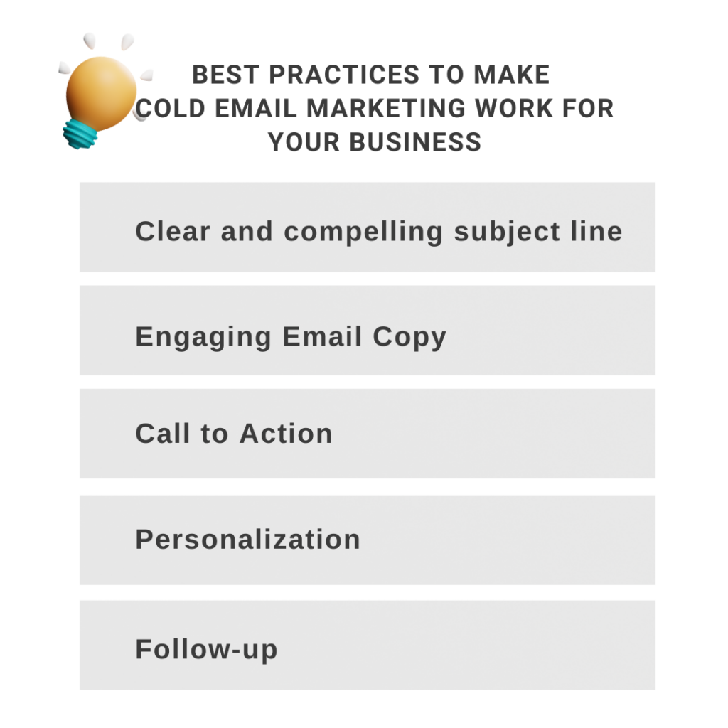 best practices to make cold email marketing work for your business