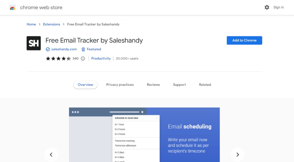 free email tracker by saleshandy