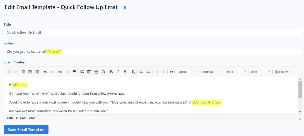 Add attributes mentioned in your google spreadsheet with "hashtag" for basic mail merge operation
