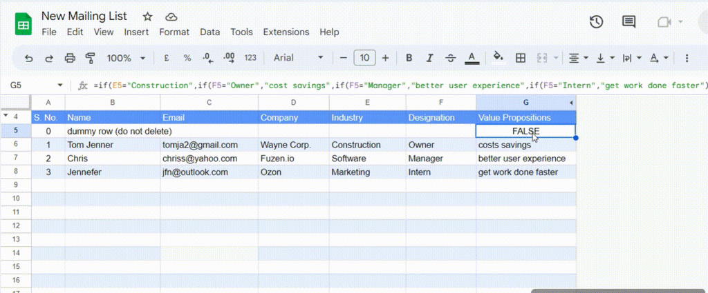 Using conditional logic to highly personalize emails