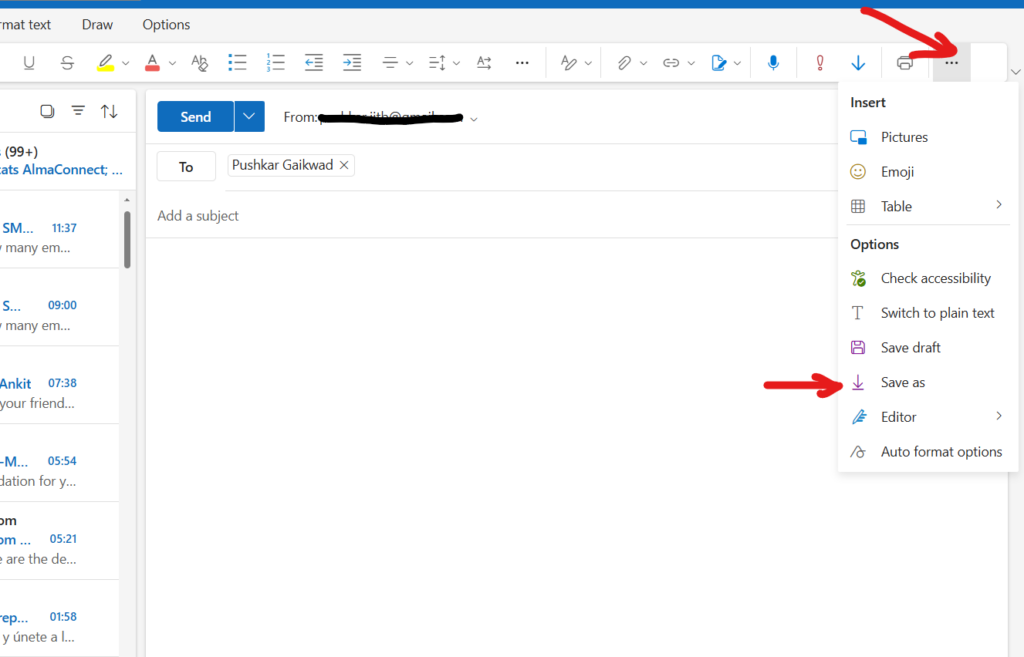 how to create email template in outlook